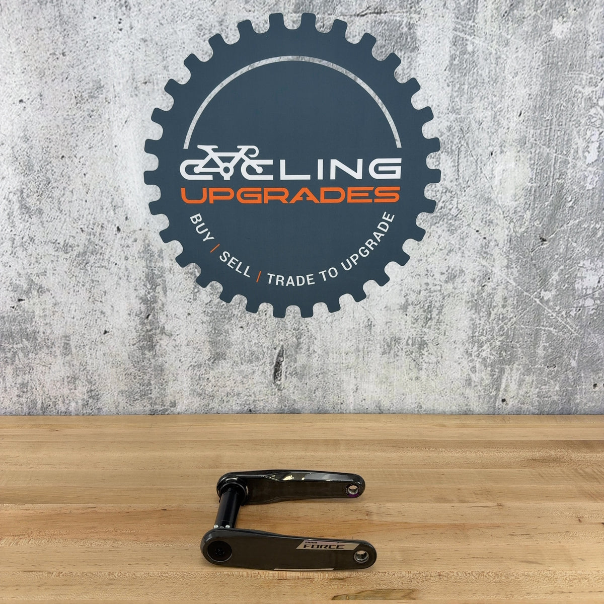 Light Use! SRAM Force AXS E1 170mm 8-Bolt Carbon Bike Crank Arm Assembly 433g — photo 2 of 9