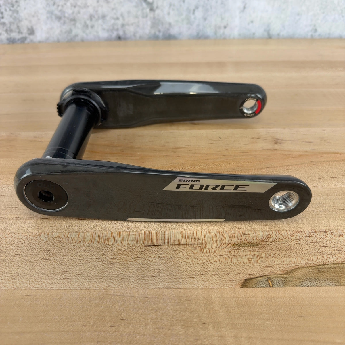 New Take Off! SRAM Force AXS E1 165mm 8-Bolt Carbon Crank Arm Assembly MSRP $180 — photo 1 of 9
