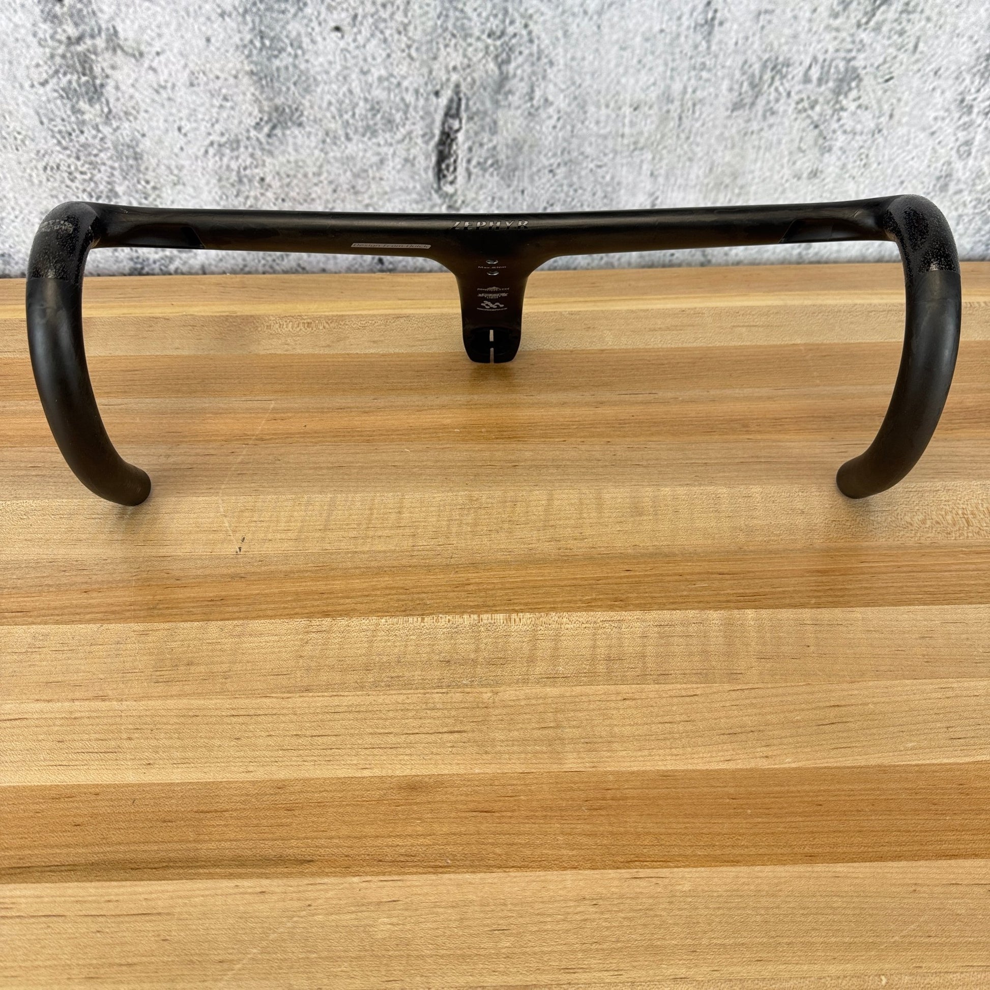 QuickPro Zephyr SSL 40cm x 120mm 75mm Reach Carbon Integrated Handlebar 315g