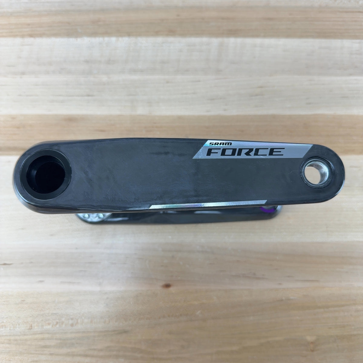Low Mile! SRAM Force AXS E1 170mm 8-Bolt Direct Mount Carbon Crank Arm Assembly — photo 3 of 9