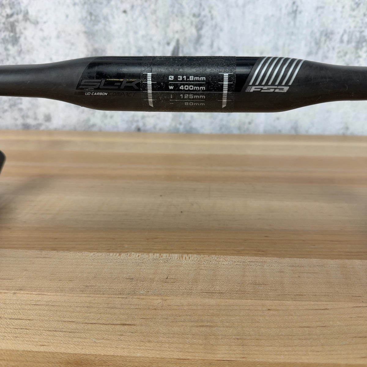 Low Mile! FSA SL-K 40cm Carbon 31.8mm 80mm Reach 125mm Drop Road Bike Handlebar — photo 3 of 12