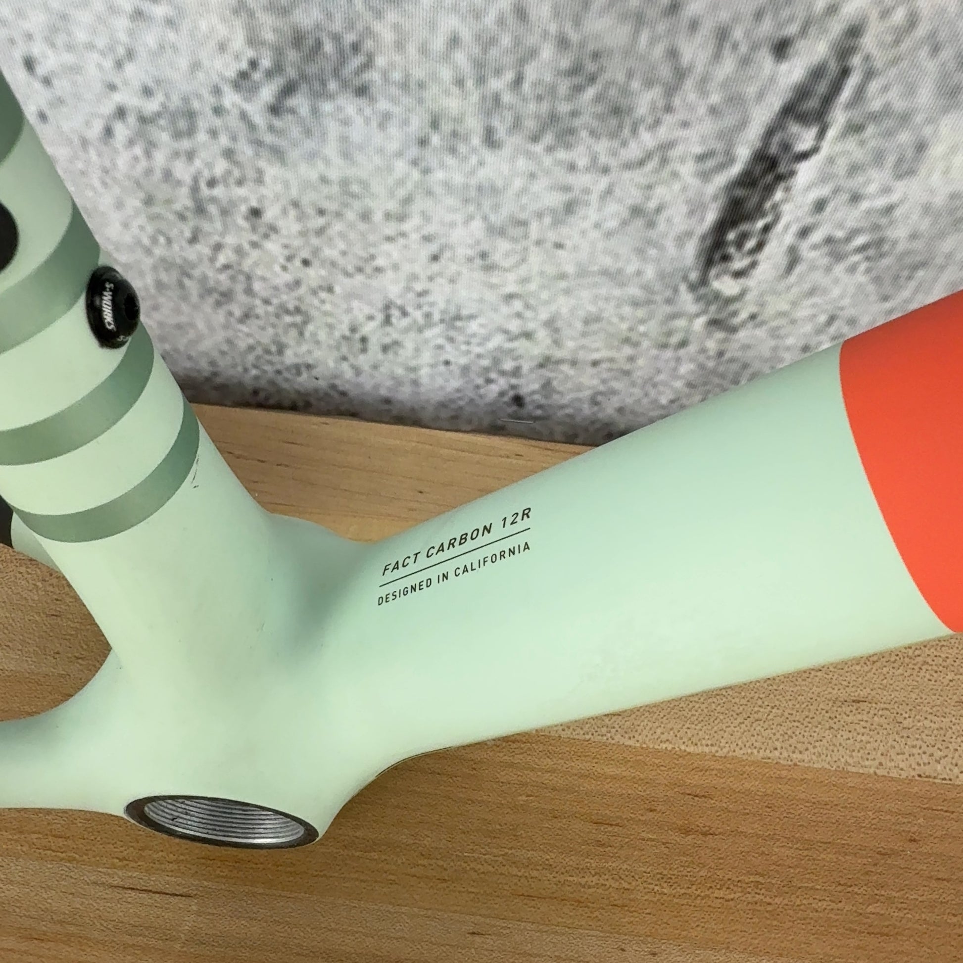 Light Use! Specialized 2024 S-Works Crux 54cm SATIN WHITE SAGE/CACTUS BLOOM/MIDNIGHT SHADOW SPECKLE Carbon Frameset