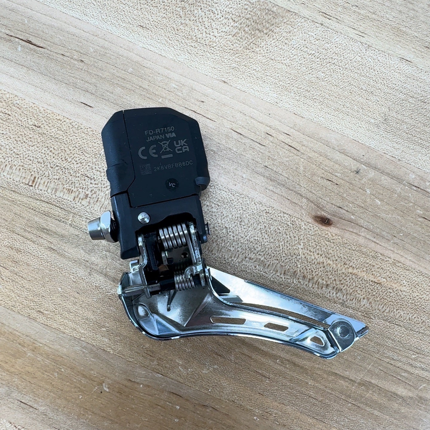 Shimano 105 FD-R7150 Di2 12-Speed Electronic Bike Front Derailleur 138g
