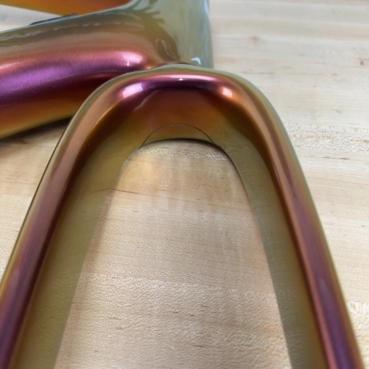 2024 Allied Able Medium Harlequin Purple to Green Carbon Gravel Bike Frameset — photo 10 of 14