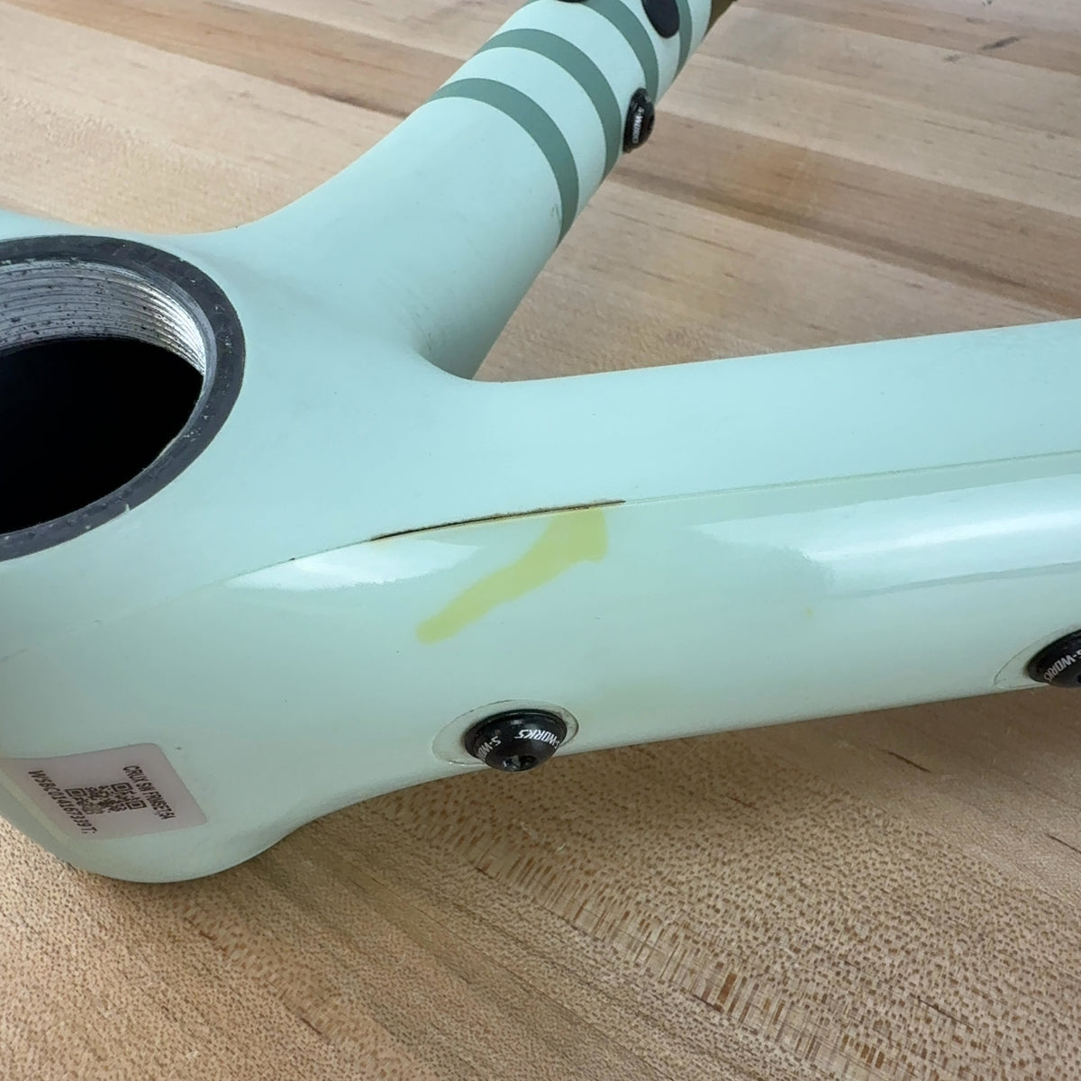 Light Use! Specialized 2024 S-Works Crux 54cm SATIN WHITE SAGE/CACTUS BLOOM/MIDNIGHT SHADOW SPECKLE Carbon Frameset