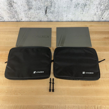 Low Mile! 2024 Cadex AR 35 Gravel Hookless Disc Tubeless Carbon Wheelset 1285g