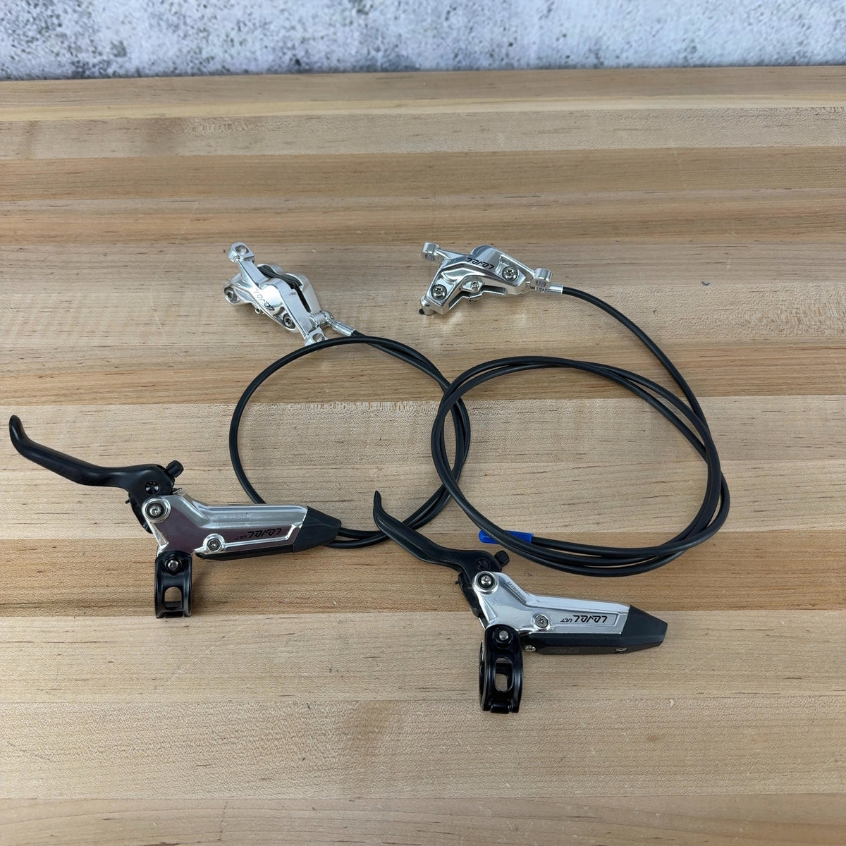 Light Use! SRAM Level Ultimate Stealth 4 Piston MTB Brake Levers with Calipers — photo 1 of 8