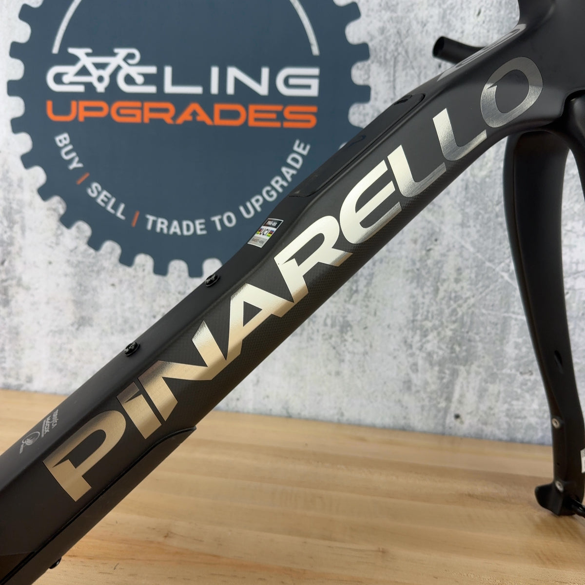 Light Use! 2026 Pinarello Dogma GR 530 Gravel Black on Black Carbon Frameset