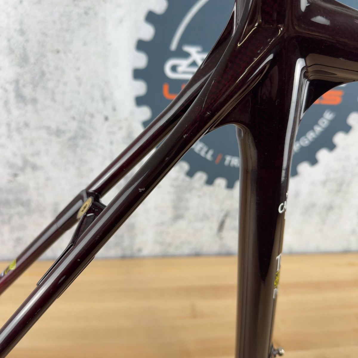 Calfee Tetra Pro 58cm Red Vintage Carbon Rim Brake Road Bike Frameset 700c 1710g — photo 17 of 20