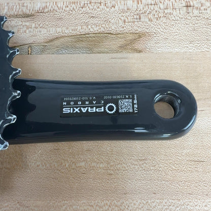 Praxis Zayante Carbon S 172.5mm 48/32t 160/104mm Bike Crankset 652g