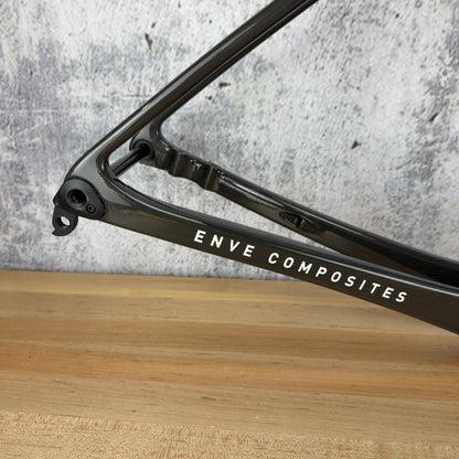 Light Use! 2026 Enve Melee V1 54cm Aspen White Carbon Road Bike Frameset 1905g