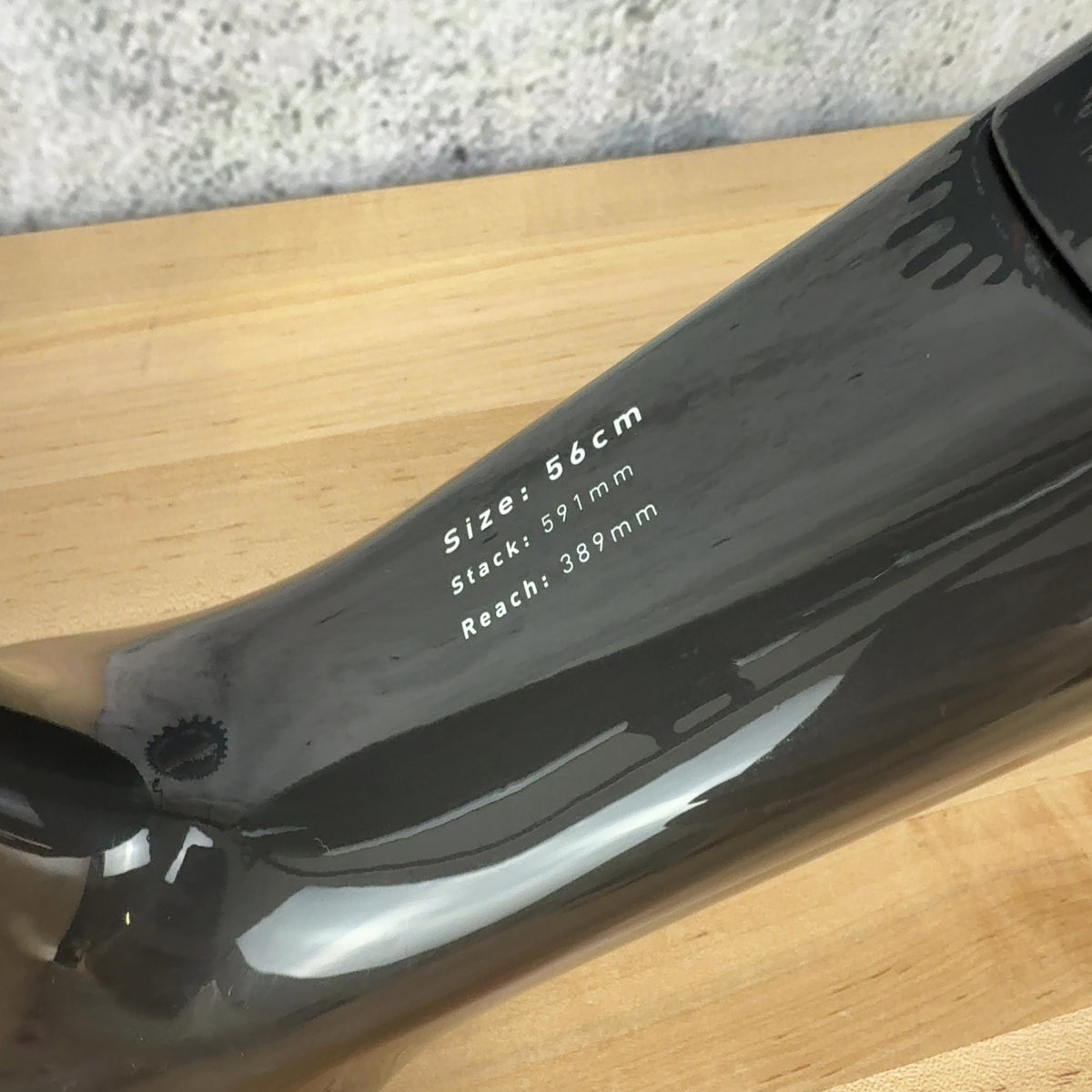 Low Mile! 2026 Enve Fray 56cm Clear Smoke Carbon Road Bike Frameset 700c 2390g — photo 7 of 19