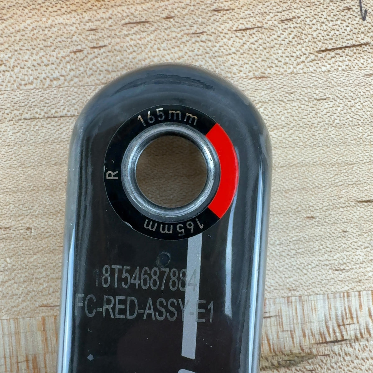 Low Mile! SRAM Red AXS E1 Power Meter 165mm 46/33T Carbon Dub Bike Crankset — photo 9 of 9