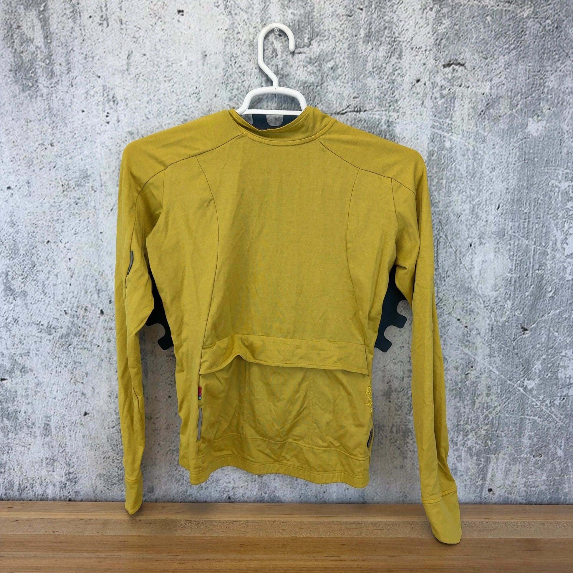 Velocio Recon Large Mustard Yellow Women's Cold Weather Cycling Jacket
