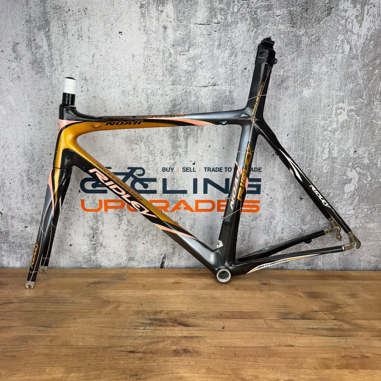2007 Ridley Noah Medium 56.5cm Rim Brake Carbon Frameset 700c 2236g