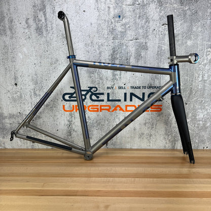 2016 No. 22 Great Divide Titanium 54cm Rim Brake Frameset 700c New Enve Fork