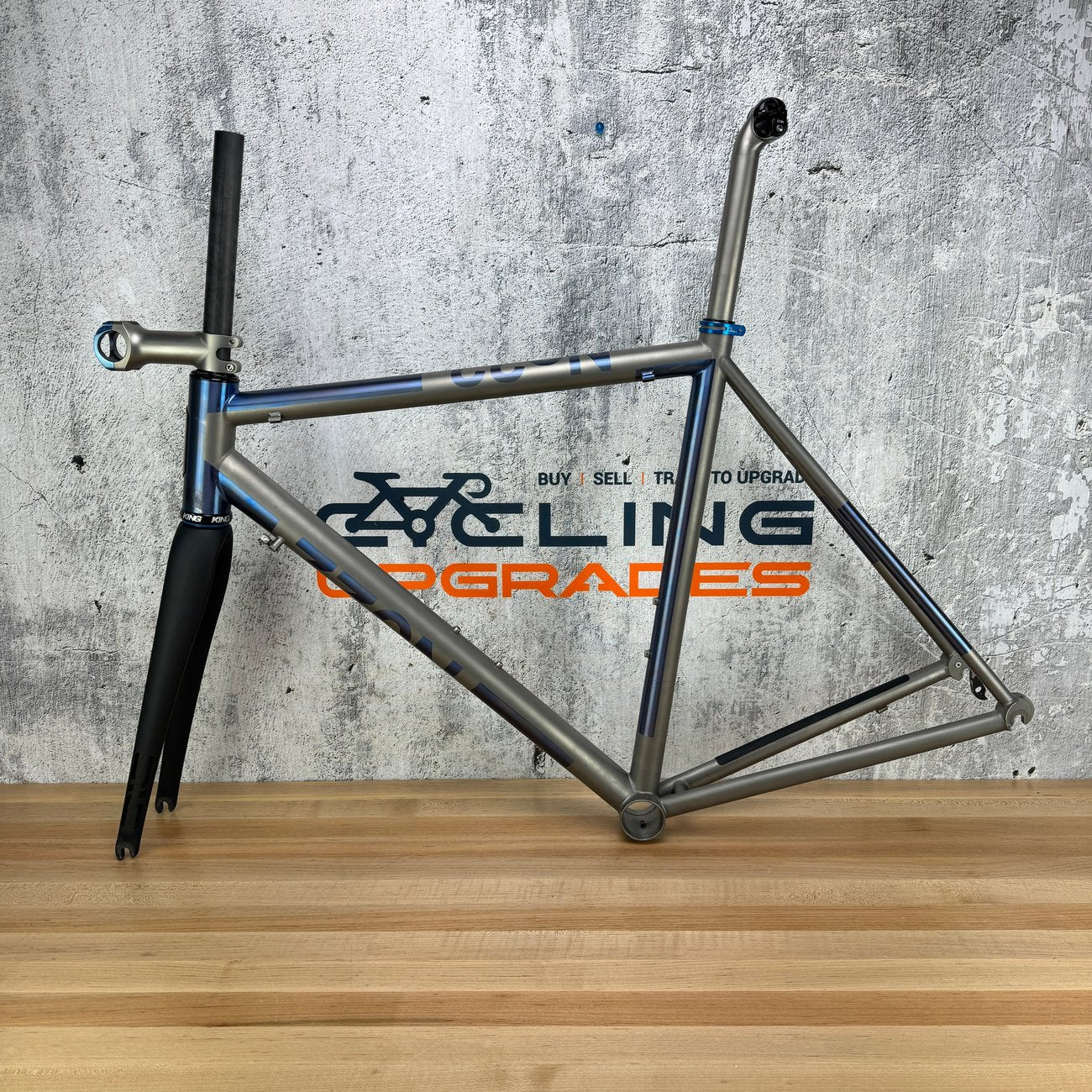 2016 No. 22 Great Divide Titanium 54cm Rim Brake Frameset 700c New Enve Fork