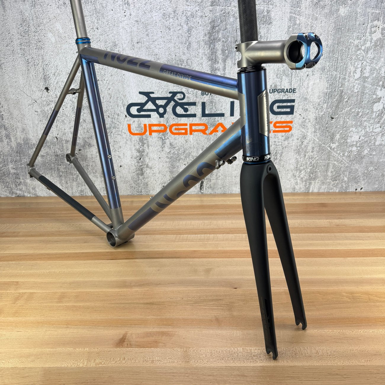 2016 No. 22 Great Divide Titanium 54cm Rim Brake Frameset 700c New Enve Fork