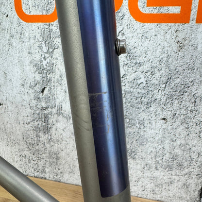 2016 No. 22 Great Divide Titanium 54cm Rim Brake Frameset 700c New Enve Fork