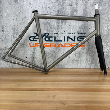 2018 Moots Vamoots 58cm Chrome Graphics Rim Brake Titanium Frameset 700c