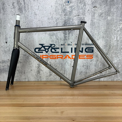 2018 Moots Vamoots 58cm Chrome Graphics Rim Brake Titanium Frameset 700c