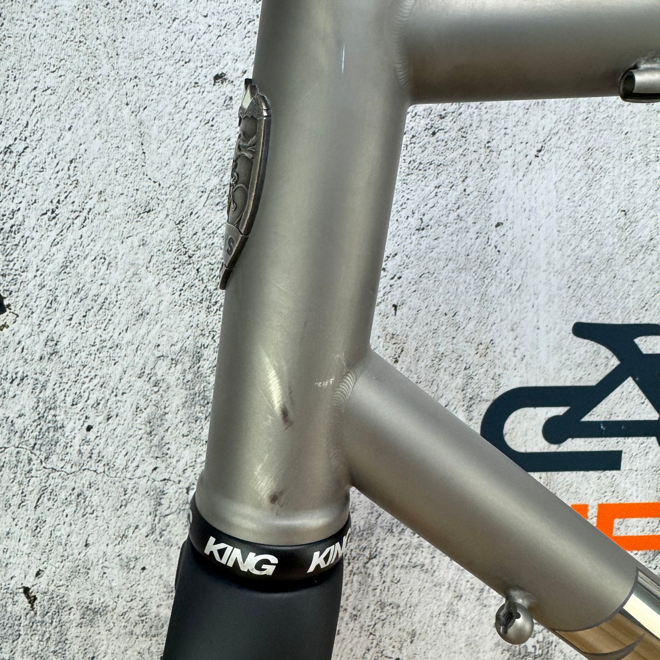 2018 Moots Vamoots 58cm Chrome Graphics Rim Brake Titanium Frameset 700c