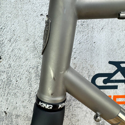 2018 Moots Vamoots 58cm Chrome Graphics Rim Brake Titanium Frameset 700c