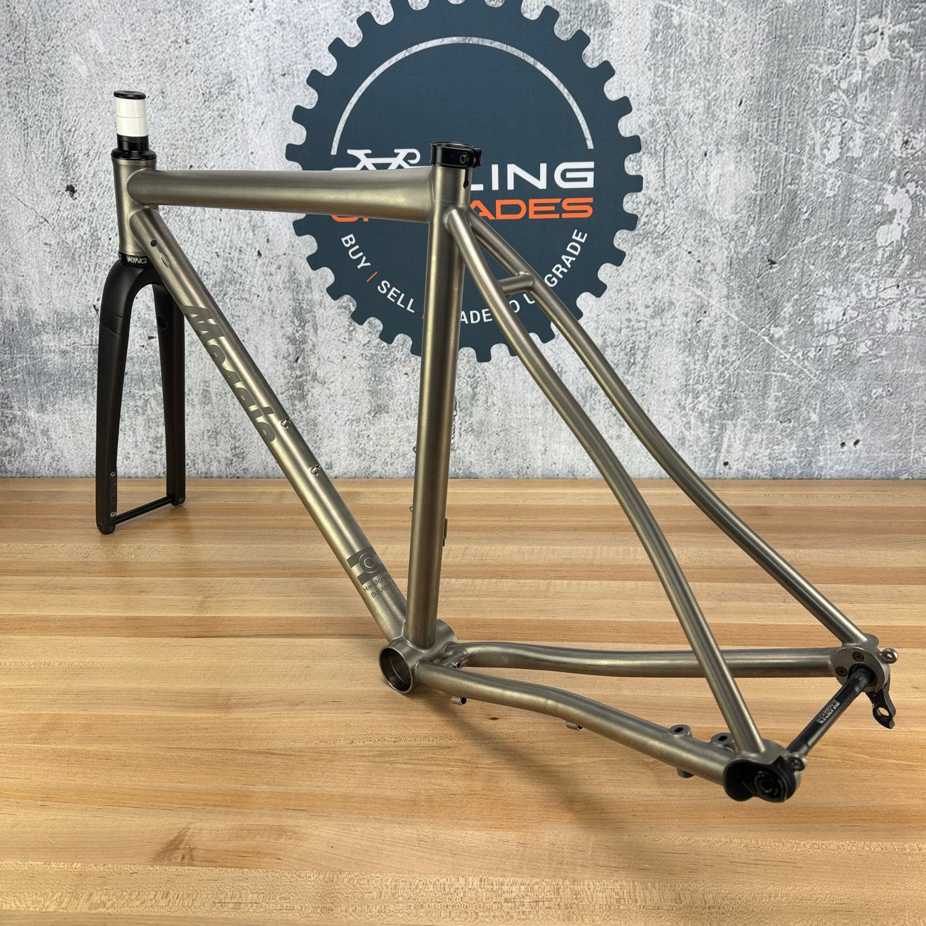 2018 Mosaic GT-1 AR 53cm Titanium Disc Brake Gravel Frameset 700c Chris King