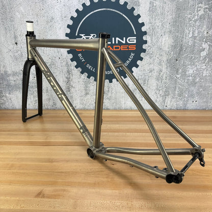 2018 Mosaic GT-1 AR 53cm Titanium Disc Brake Gravel Frameset 700c Chris King