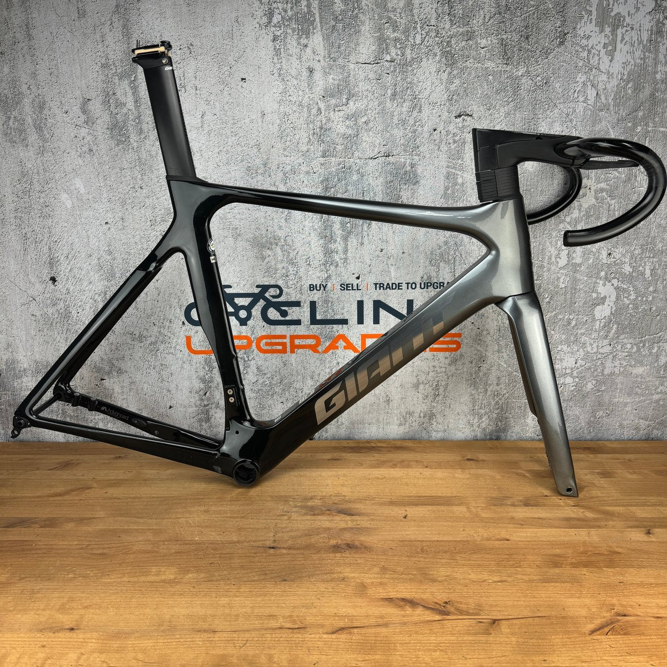 2020 Giant Propel Advanced M/L 57cm Carbon Disc Frameset Module 700c Bars + Stem