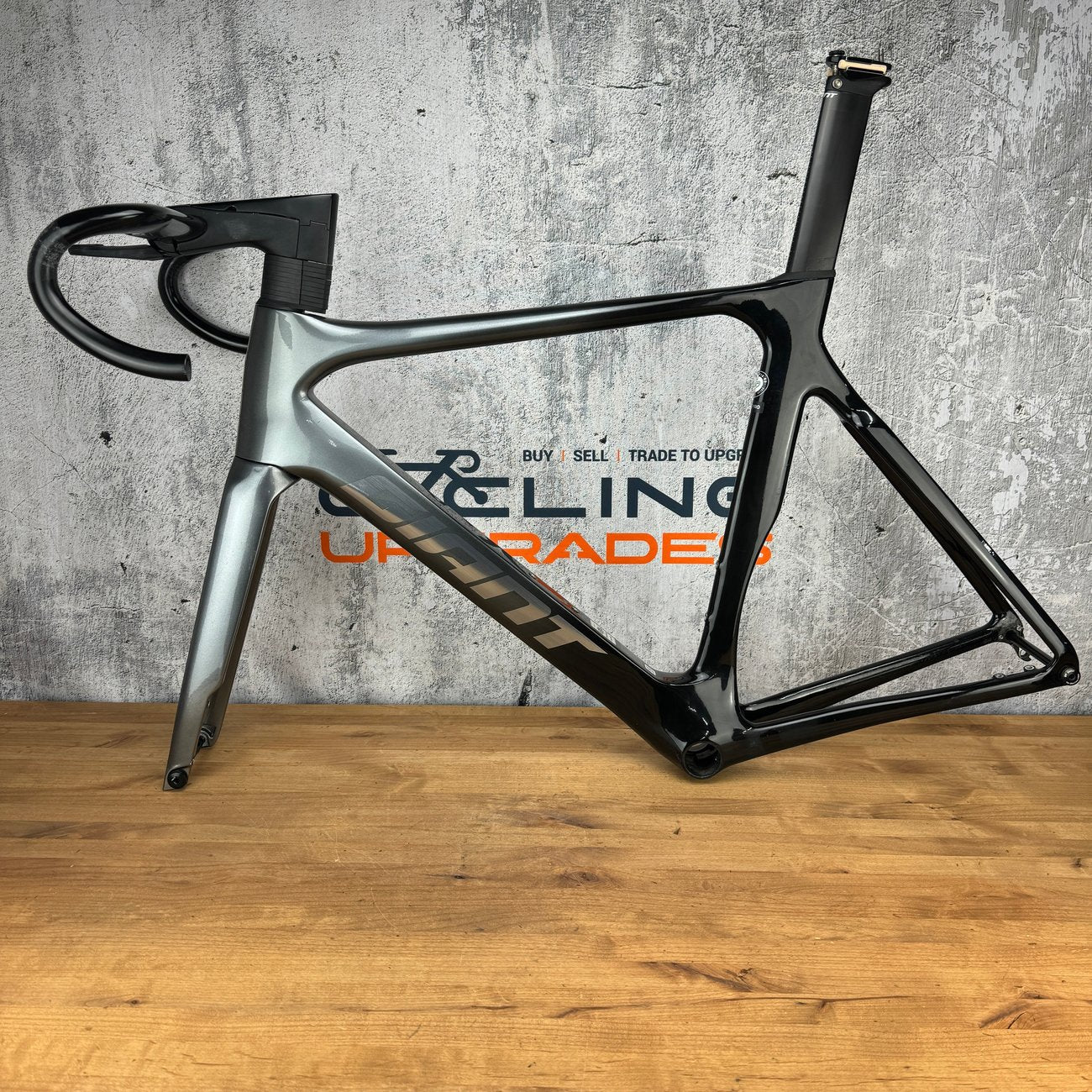 2020 Giant Propel Advanced M/L 57cm Carbon Disc Frameset Module 700c Bars + Stem