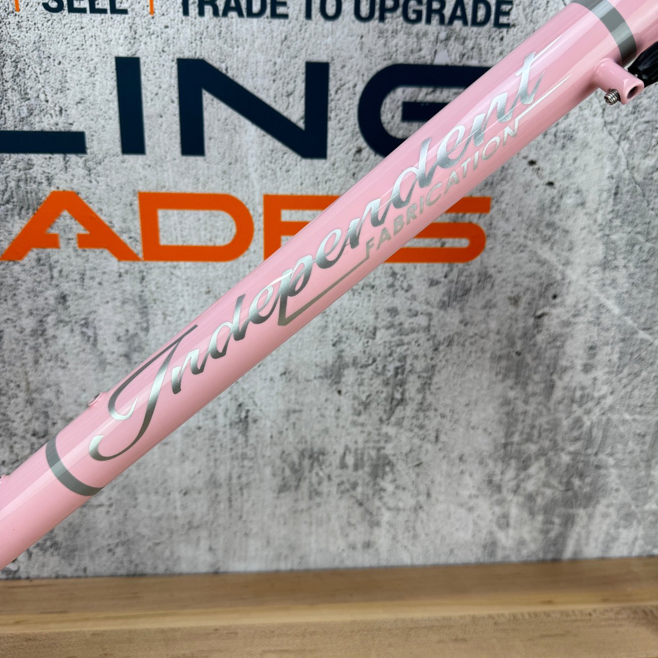 2020 Independent Fabrication Crown Jewel 53cm Pink Steel Frameset Chris King
