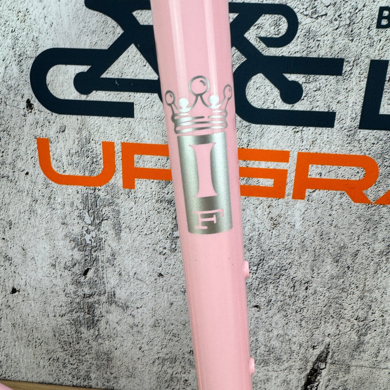2020 Independent Fabrication Crown Jewel 53cm Pink Steel Frameset Chris King