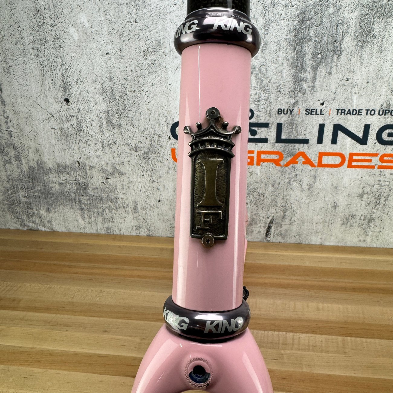 2020 Independent Fabrication Crown Jewel 53cm Pink Steel Frameset Chris King