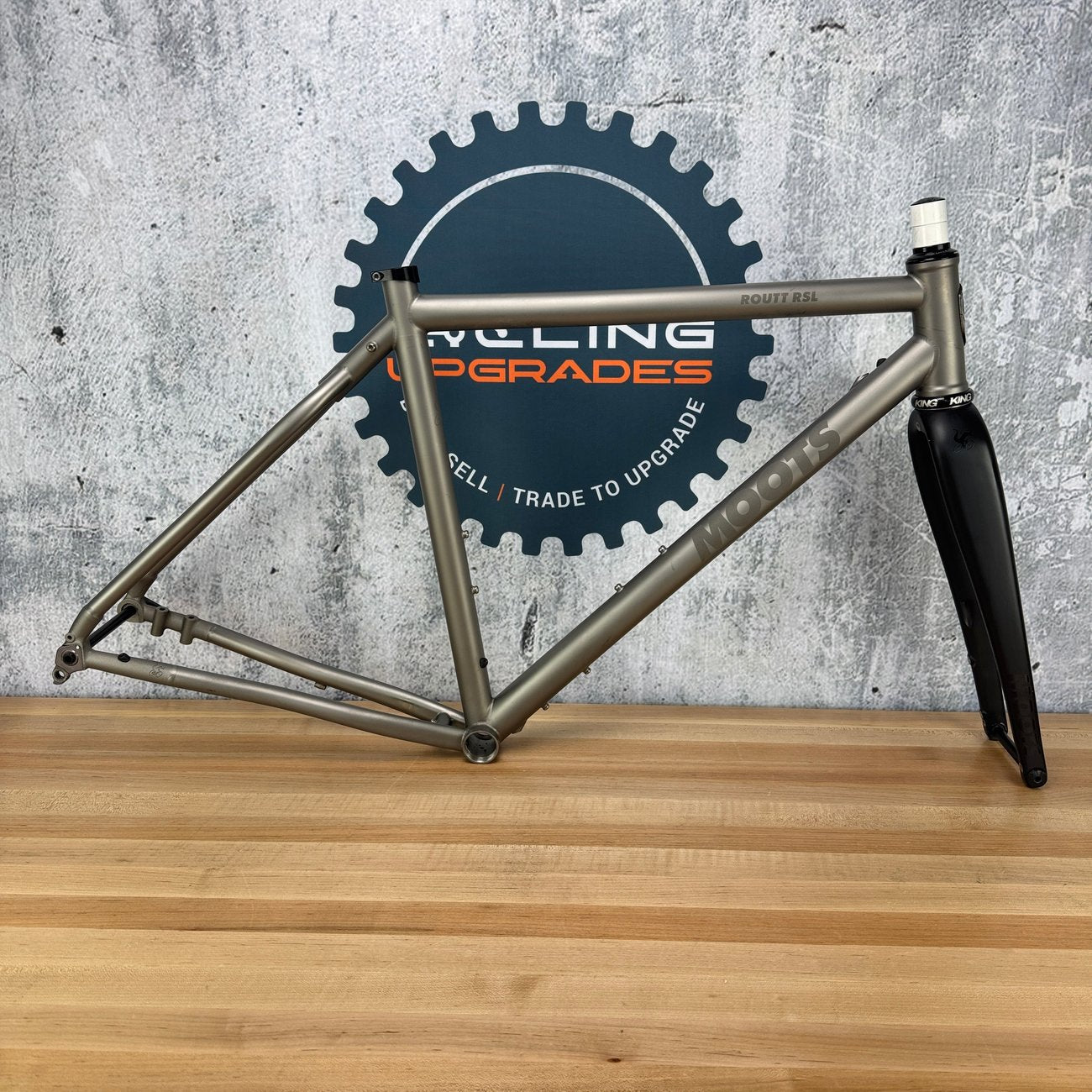 2020 Moots Routt RSL 54cm Titanium Disc Gravel Frameset 700c Chris King 2247g