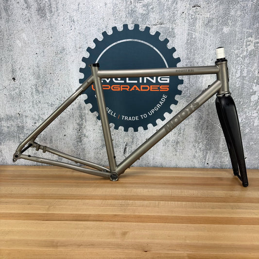 2020 Moots Routt RSL 54cm Titanium Disc Gravel Frameset 700c Chris King 2247g