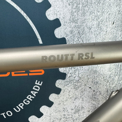 2020 Moots Routt RSL 54cm Titanium Disc Gravel Frameset 700c Chris King 2247g