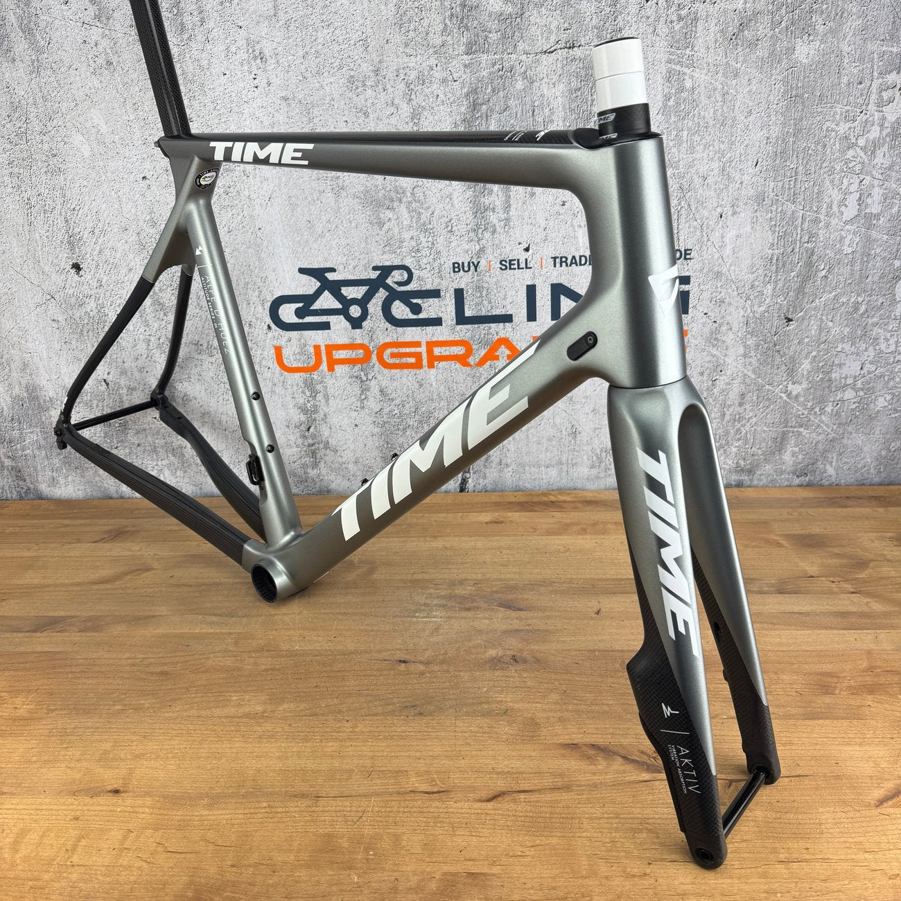 2020 Time Alpe D' Huez Medium AKTIV Carbon Disc Brake Frameset 700c 2017g