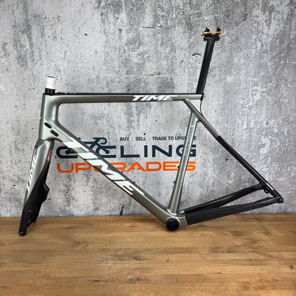 2020 Time Alpe D' Huez Medium AKTIV Carbon Disc Brake Frameset 700c 2017g
