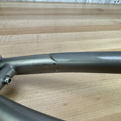 2021 Moots Routt RSL 56cm Titanium Disc Frameset 700c Frost Blue Chris King