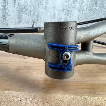 2022 Independent Fabrication 54.5cm Rim Brake Carbon Titanium Frameset 700c