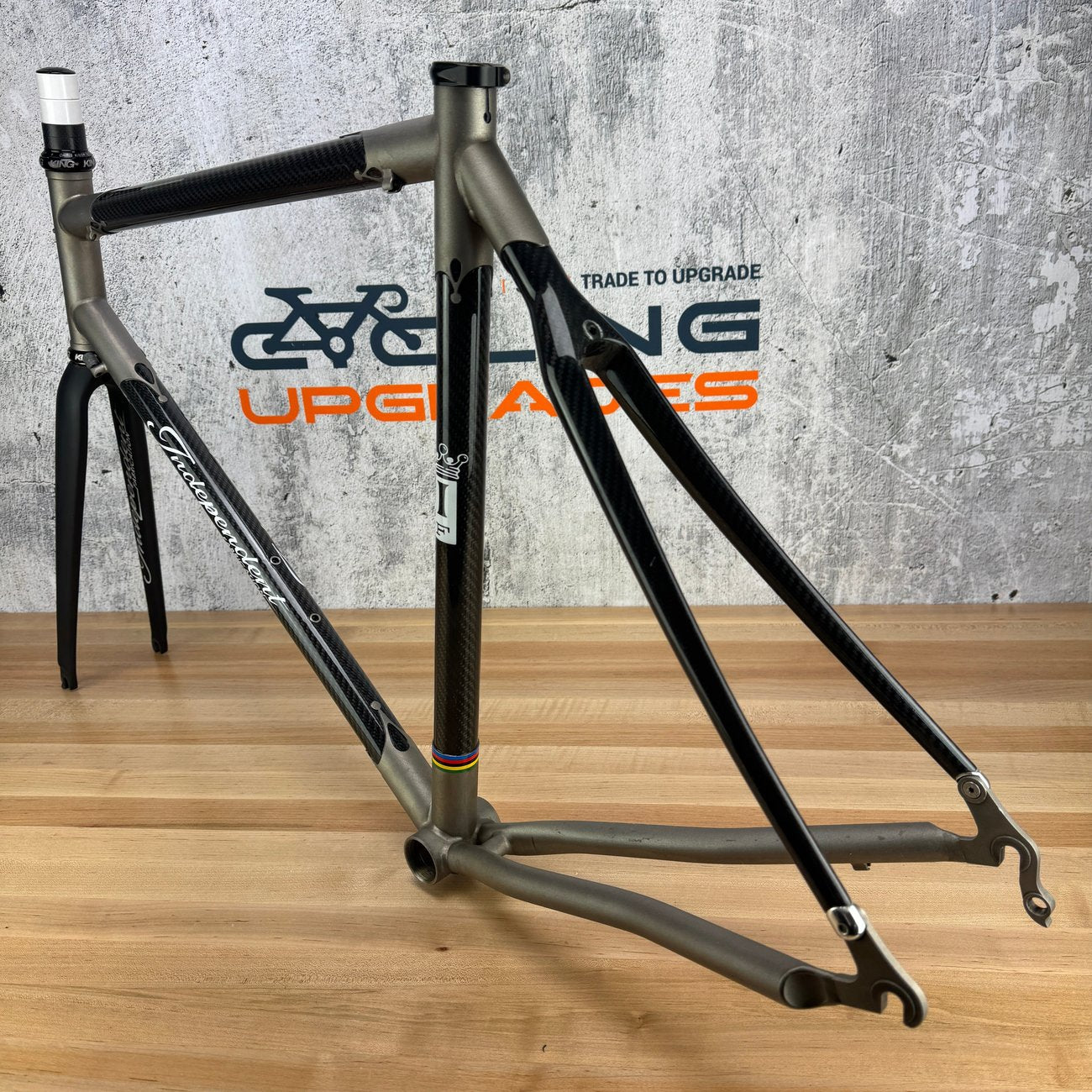 2022 Independent Fabrication 54.5cm Rim Brake Carbon Titanium Frameset 700c