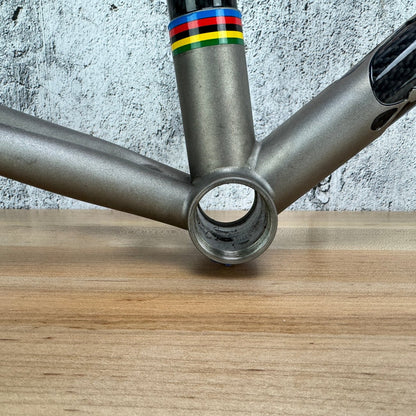 2022 Independent Fabrication 54.5cm Rim Brake Carbon Titanium Frameset 700c