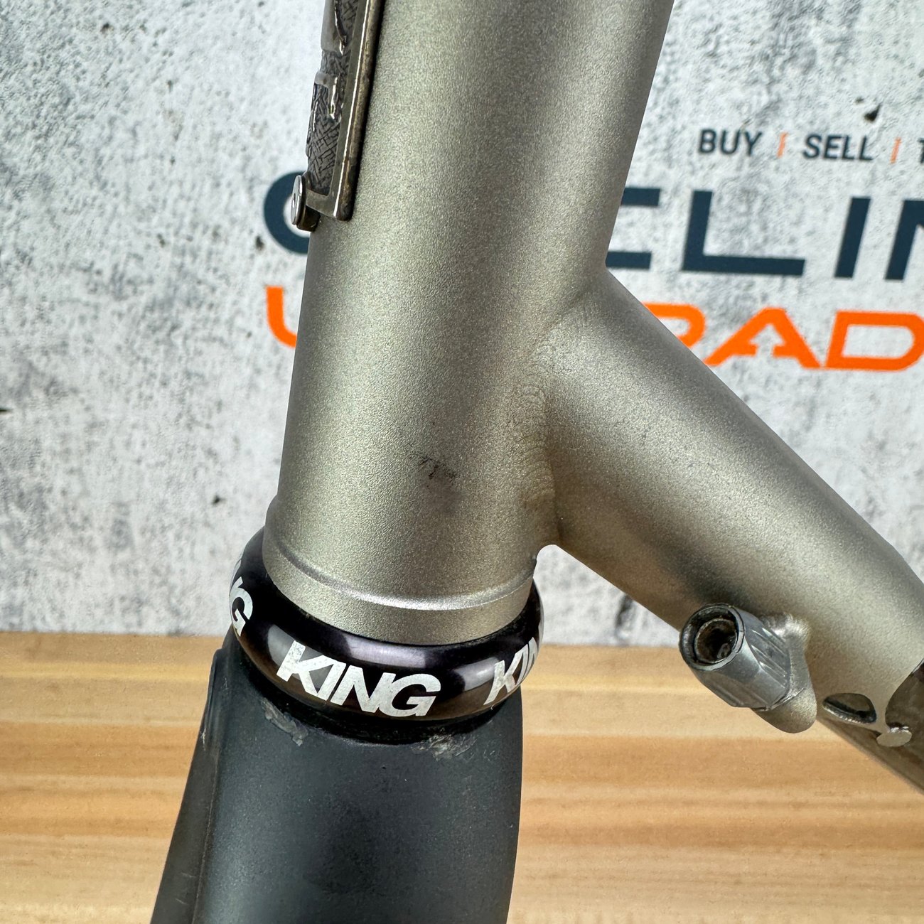 2022 Independent Fabrication 54.5cm Rim Brake Carbon Titanium Frameset 700c