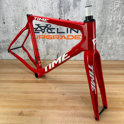 2022 Time ADHX Team Red Alpe d'Huez X Small Carbon Disc Frameset 700c 1982g