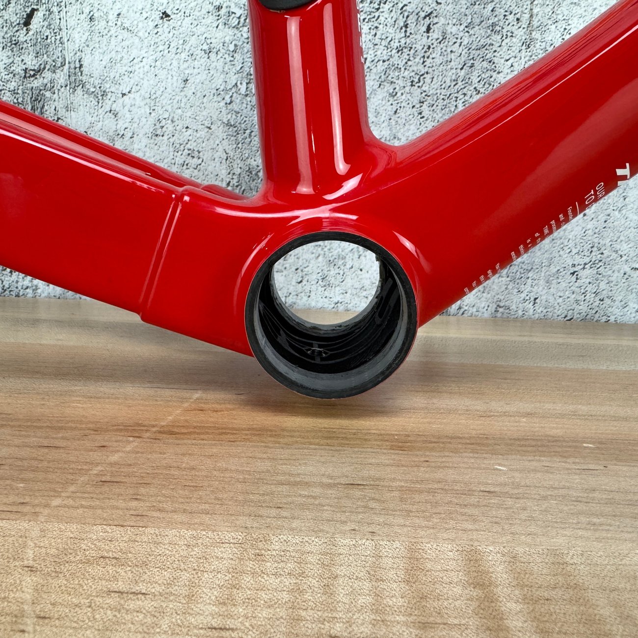 2022 Time ADHX Team Red Alpe d'Huez X Small Carbon Disc Frameset 700c 1982g