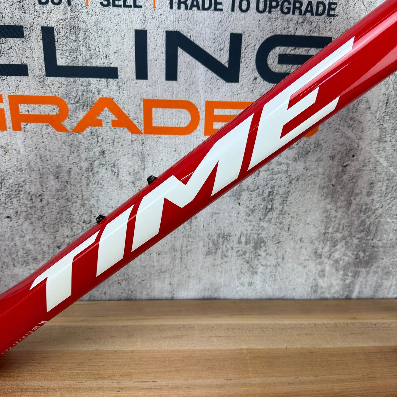 2022 Time ADHX Team Red Alpe d'Huez X Small Carbon Disc Frameset 700c 1982g