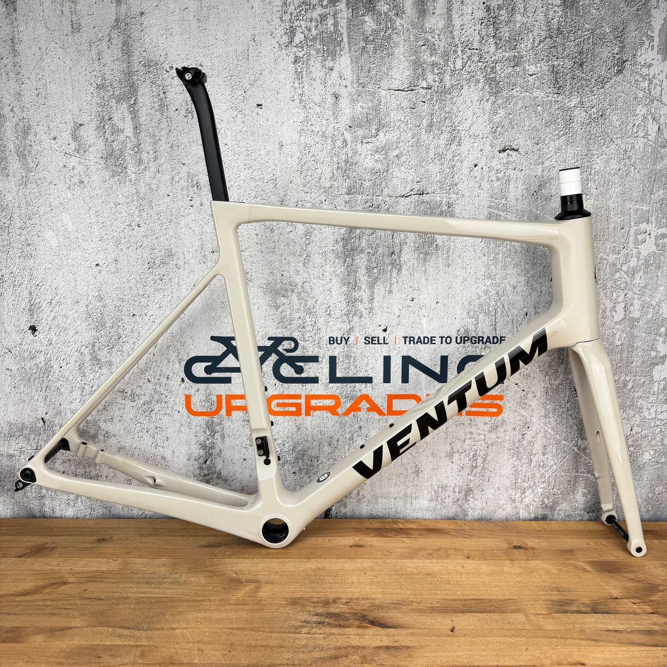 2022 Ventum NS1 XL (60cm) Sandstone Carbon Road Bike Disc Frameset 700c 1870g