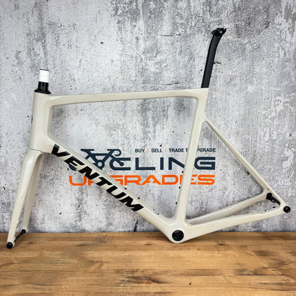 2022 Ventum NS1 XL (60cm) Sandstone Carbon Road Bike Disc Frameset 700c 1870g