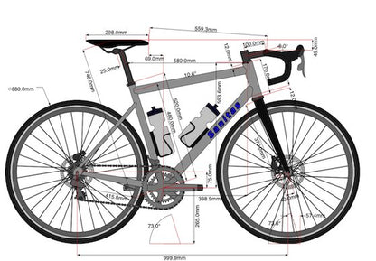 2024 Sanitas All-Road Cerakote 58cm Titanium Disc Frameset 700c Enve Fork